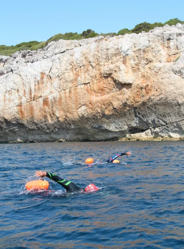 Sea swim in Atlantic Ocean
