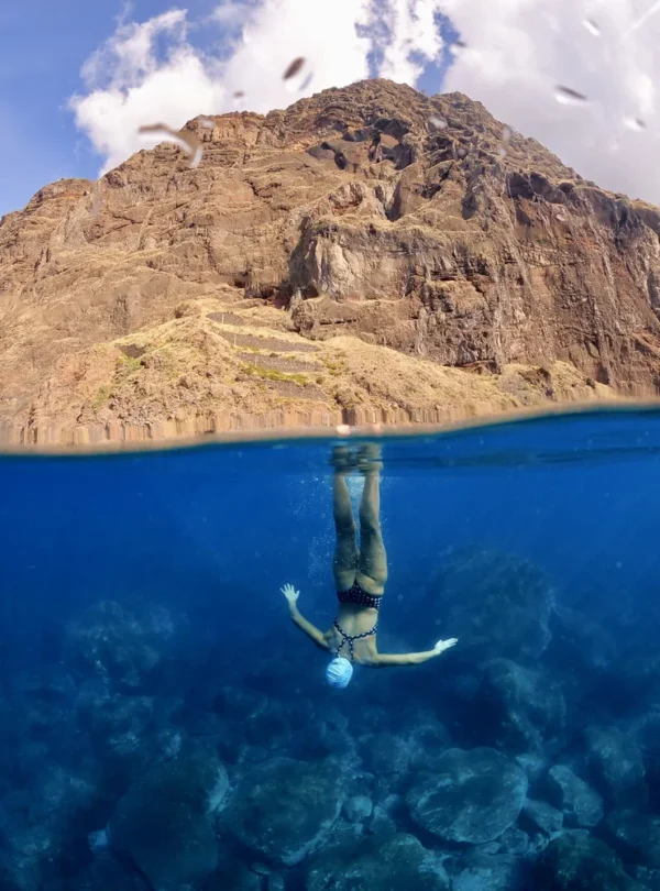 training open water swim madeira 5